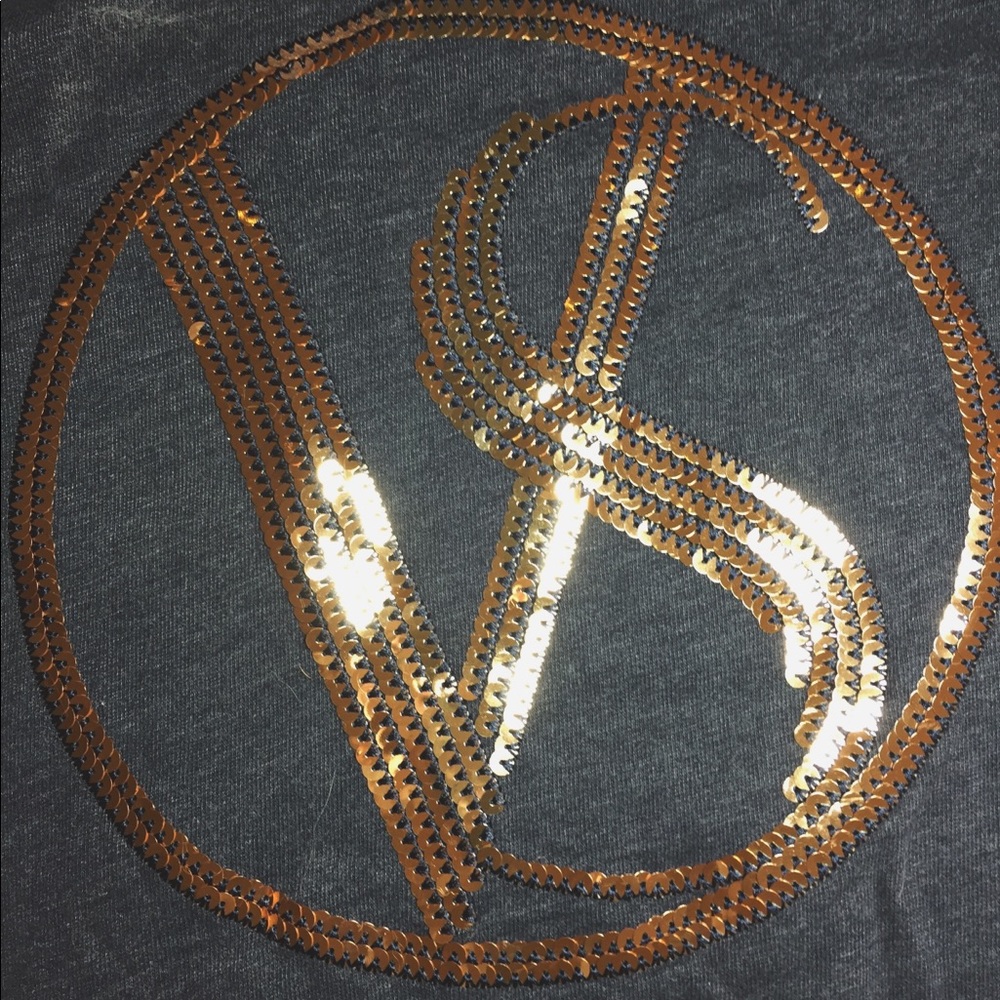 VICTORIAS SECRET Sequin Sweatshirt FROM PINK
